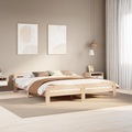 vidaXL, vidaXL Massivholzbett ohne Matratze 200x200 cm Kiefernholz