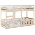 vidaXL, vidaXL Etagenbett 90x190 cm Massivholz Kiefer
