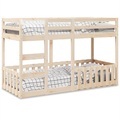 vidaXL, vidaXL Etagenbett 75x190 cm Massivholz Kiefer