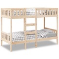 vidaXL, vidaXL Etagenbett 90x190 cm Massivholz Kiefer