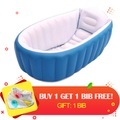 undefined, Portable Inflatable Baby Bath Kids Bathtub Thickening Folding Washbowl Children Tub Baby Swimming Pool