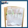 undefined, Multifunction Baby Crib Nappy Organizer Mesh Bed Hanging Storage Bag Newborn Toys Diaper Clothes Hanging Organizer Storage Pouch