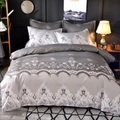 undefined, Northern Europe Bedding Sets Home Textile Simple Style Floral Pattern Bedclothes Duvet Cover Pillowcase Bed Sheets