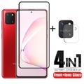 undefined, Full Cover Glass For Samsung Galaxy Note 10 Lite Glass For Samsung Note 10 Lite Phone Film For Samsung Note 10 Lite Lens Glass