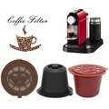 undefined, 3PCS Nespresso Refillable Coffee Capsule Cup Reusable Coffee Capsule Spoon Brush Coffee Filters Coffee Accessories