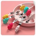 undefined, Soft Spoon Fork for Baby Feeding Baby Tableware Set Utensil Stainless Steel Toddler Dinnerware