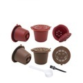 undefined, 4PCS Nespresso Refillable Reusable Nespresso Coffee Capsule 20ML Filters Reutilisable Coffee Capsule Nespresso Cups Spoon Brush