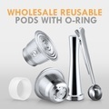 undefined, For Nespresso Refillable Capsule Coffee Filter Pod With Dosing Ring tamper nespresso capsule reutilisable