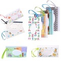 undefined, Eco-Friendly Baby Wet Wipes Case Wet Wipe Box Reusable Cleaning Wipes Carrying Bag Fashion Print Baby Wet Wipes Baby Care Tools