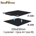 undefined, 3D Printer Parts Magnetic Sticker Heat Bed Tape Size 235*235mm Square Print Bed Build Magnetic Plate Flex Surface Ender3 5