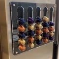 undefined, 35 capsules Wall Mounted Acrylic Coffee Capsule Holder Storage Rack for Nespresso Espresso Cup Shelves Cafe Pod Organizer Bracke