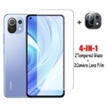undefined, 2pcs For Xiaomi Mi 11 Lite Glass Mi 11 Lite 11i 10T Pro Screen Protector Tempered Glass Protective Glass Phone Film Mi 11 Lite