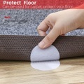 undefined, Yinzam 5pcs/Lot Home Rug Non Slip Sofa Velcro Sticker for Mat Carpet Fixed Stickers Double-sided Adhesive Seamless Patch Tape
