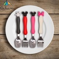 undefined, Qshare Baby Tester Tableware Dessert Spoon for Children Feeding Spoon Fork Baby Gadgets Feedkid Children's Cutlery for Kids