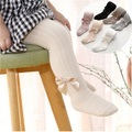 undefined, Cotton Girls Tights Princess Bowknet Baby Girl's One-Piece Pantyhose Baby Spring and Autumn New Style Trousers Lace Stocking