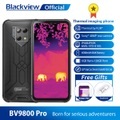 undefined, Blackview BV9800 Pro Thermal Camera Mobile Phone Helio P70 Android 9.0 6GB+128GB IP68 Waterproof 6580mAh Rugged Smartphone