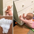 undefined, 5/10 pieces / safety lock baby child safety care plastic lock with baby baby protection drawer door cabinet cupboard toilet