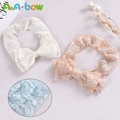 undefined, 1pcs Elastic Lace Bow Baby Headband for Girl Bowknot Lovely Child Headwrap Birth Gifts Infant Turban Baby Hair Accessories