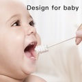 undefined, 30Pcs Disposable Baby Toothbrush Paper Rod Handle Tongue Cleaner Gauze Cleaner Independent Package Tongue Brush Baby Care