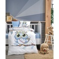 undefined, Owl Blue Baby Duvet cover set