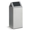 VAR, VAR® Wertstoffsammler, 60 Liter, selbstlöschend, Korpus lichtgrau, Deckel eckig/anthrazit