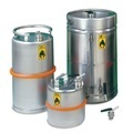 Rötzmeier®, Rötzmeier® Sicherheitsstandgefäss aus Edelstahl, mit Zapfhahn ¾", 10 Liter