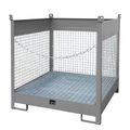 bauer, Fass-Stapelpalette Bauer FSP-4 D, für 4 x 200 l Fass, grau