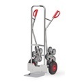 Fetra, fetra® Treppenkarre, 5-armiger Radstern, Tragkraft 200 kg, Schaufel BxT 320 x 250 mm, Aluminium