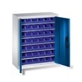 CP, C+P Flügeltürschrank mit Sichtlagerkästen, HxBxT 830 x 700 x 300 mm, 42x Grösse 2