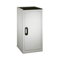 CP, C+P Umweltschrank, 2 Wannen, HxBxT 1.000 x 500 x 500 mm, lichtgrau/verkehrsgelb