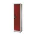 CP, C+P Umweltschrank, 4 Wannen, HxBxT 1.950 x 500 x 500 mm, lichtgrau/rubinrot