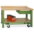 Jungheinrich PROFISHOP, Mobiler Werkbanktisch Premium mit Schublade, TK 850 kg, HxBxT 850 x 1.500 x 700 mm