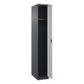 CP, C+P Spind Classic PLUS, 1 Abteil, HxBxT 1.850 x 300 x 500 mm, anthrazitgrau, lichtgrau, Zylinderschloss, ohne Mitteltrennwand