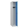 CP, C+P Spind Classic PLUS, 1 Abteil, HxBxT 1.850 x 300 x 500 mm, lichtgrau, lichtblau, Zylinderschloss, ohne Mitteltrennwand