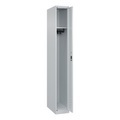 CP, C+P Spind Classic PLUS, 1 Abteil, HxBxT 1.850 x 250 x 500 mm, lichtgrau, lichtgrau, Zylinderschloss, ohne Mitteltrennwand