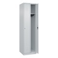CP, C+P Spind Classic PLUS, 2 Abteile, HxBxT 1.850 x 500 x 500 mm, lichtgrau, lichtgrau, Zylinderschloss, ohne Mitteltrennwand