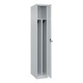 CP, C+P Spind Classic PLUS, 1 Abteil, HxBxT 1.850 x 300 x 500 mm, lichtgrau, lichtgrau, für Vorhängeschloss, mit Mitteltrennwand
