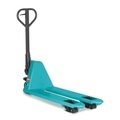 Ameise®, Ameise®- Handhubwagen Ameise® extraschmal, GL 1.150 mm, Vollgummi/Polyurethan, RAL 5018 türkisblau
