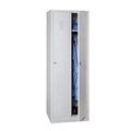 BASIC, BASIC Garderobenschrank mit Sockel + Drehriegelverschluss, 2 Abteile, HxBxT 1.800 x 600 x 500 mm