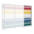 SCHULTE, SCHULTE Aktenregal AF, einseitig, ohne Endanschläge, FL 85 kg, schwarz, HxBxT 2.000 x 750 x 300 mm