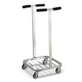BASIC, BASIC Abfallsackhalter, 120 Liter, 4 Lenkrollen + 4 Standfüsse, offen