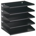 Durable, Ablagekorb, DIN A4, Stahl, 5 Fächer, schwarz