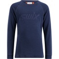 swix, Swix RaceX Merino Long Sleeve, Junior, navy