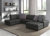 SIT&MORE, sit&more Wohnlandschaft, wahlweise mit Bettfunktion, Bettkasten und Kopfteilverstellung, auch erhältlich in dem besonders leicht mit Wasser zu reinigendem "Soft clean" Bezug