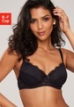 Lascana, LASCANA Bügel-BH »Cara«, mit femininer Spitze, anteilig aus recyceltem Material, Dessous