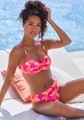 Lascana, LASCANA Bügel-Bandeau-Bikini-Top "Tilly" mit modernem Allover-Print