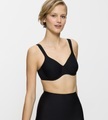 TRIUMPH, Triumph Bügel-BH »Modern Soft Cotton W«, Cup B-F, mit dezentem Streifenmuster, Basic Dessous