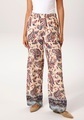 ANISTON CASUAL, Aniston CASUAL Schlupfhose mit trendigem Paisley-Druck und Bordüre am Saum