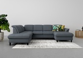 SIT&MORE, sit&more Wohnlandschaft, wahlweise mit Kopfteilverstellung, Bettfunktion und Stauraum