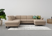 SIT&MORE, sit&more Wohnlandschaft, wahlweise mit Kopfteilverstellung, Bettfunktion und Stauraum